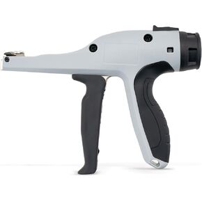 مسدس ربط بسحاب مريح موفر للجهد - أداة تثبيت ربط كابل شد قابلة للتعديل مع مقبض 16 موضع، قطع متساطح وقوة مقبض منخفضة، تناسب روابط الكابلات الصغيرة (8 رطل) إلى روابط الكابلات القياسية (50 رطلاً) in Kuwait