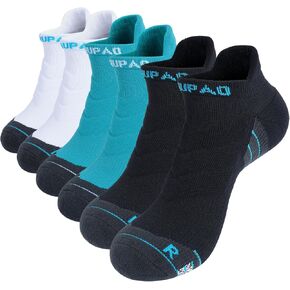 Men Running Socks, 3 Pairs Ankle Athletic Socks for Men Walking with Arch Compression Support in Saudi Arabia
