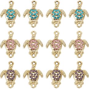 Fashewelry 50pcs سحر سلحفاة البحر الفضية العتيقة 21x14.5mm tibetan الحلقات المزدوجة Sea Creature موصلات قلادة حيوانية لتصنيع المجوهرات: 2 مم: 2 ملم in Saudi Arabia