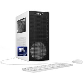 كمبيوتر مكتبي HP OMEN 16L للألعاب، Intel Core Ultra 5 225F، ذاكرة الوصول العشوائي 32 جيجابايت، 1 تيرابايت SSD، NVIDIA GeForce RTX 5060 Ti، Windows 11 Home، Microsoft Copilot، Panda Metal، TG03-0130 (2025) in Saudi Arabia