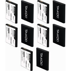 10-Pack 1460mAh 3.7V 5.4Wh Upgrade YL-5J Batteries Compatible with Yealink W59R W56H W56H/P W79P W76P W60P W77P Battery with Tools in Kuwait