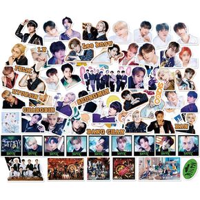 SKZ Sticker Pack Merch Deco Gift for SKZ Boys and Girls, Laptop Luggage Water Bottle Phone Decoration in Kuwait