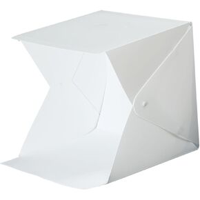 مجموعة خيمة تصوير فوتوغرافي صغيرة قابلة للطي مقاس 20 سم من Gadpiparty مع صندوق إضاءة LED، وشرائط LED مزدوجة، وخلفيتين ملونتين، وصندوق إضاءة صور محمول لتصوير المنتج in Kuwait