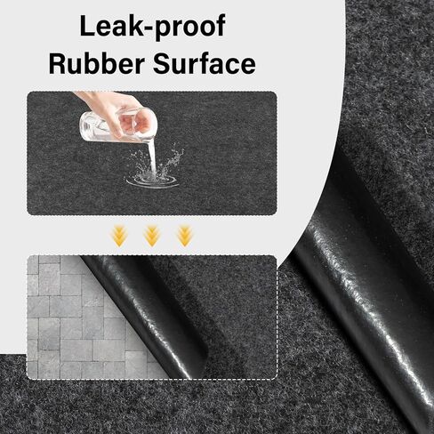 حصيرة أرضية مرآب 7'9 × 18 بوصة ساتان تم ترقيتها الملمس غير القابل للانزلاق. in Kuwait