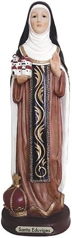Statue Santa Eduviges Saint St Eduvigis Poland Statue Figurine Figure (12 Inch) in Kuwait