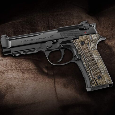 مقابض يد رائعة G10 لـ Beretta Vertec، M9A3، 92X Centurion، تتضمن براغي سوداء مخصصة، نسيج حديدي عدواني معتدل، 0.28 بوصة، 4 ألوان لتناسب اختيارك in Saudi Arabia