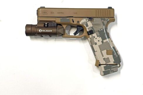 Handleitgrips Desert Tan التمويه الفينيل قبضة الشريط التفاف لغلوك 19x in Kuwait