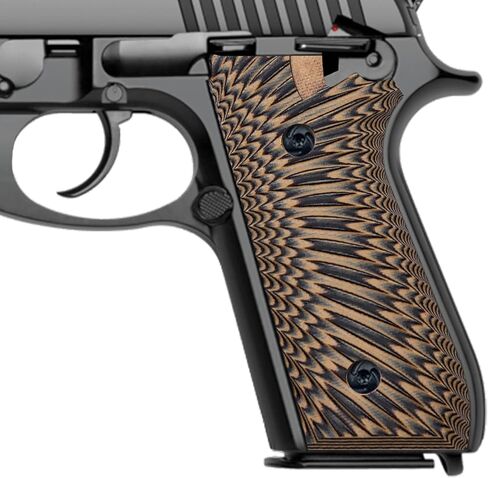 Guuun G10 Grips for Taurus PT92 Grips Starburst Texture Compatible with PT 92/99/100/101 Pistol and Decocker - 6 Color Options in Saudi Arabia