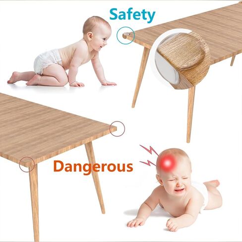 12 Pack Corner Protector for Baby, Furniture Corner Guard, Protectors Guards & Edge Safety Bumpers - Clear & Transparent in Saudi Arabia