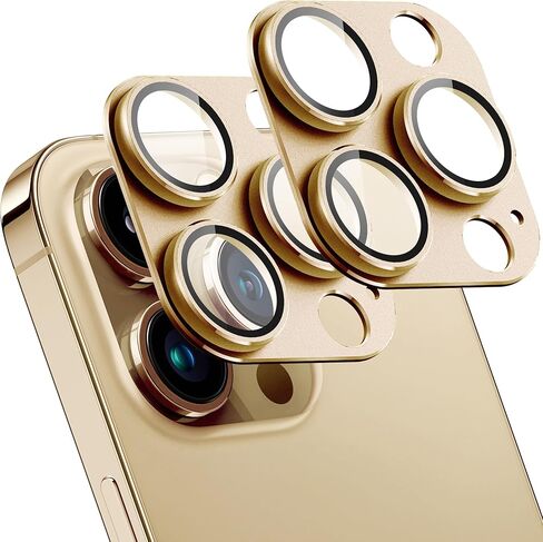 عبوتان من واقي عدسة الكاميرا لهاتف iPhone 17 Pro، غطاء شاشة كاميرا خلفية من الزجاج المقوى المعدني AR، مضاد للخدش، امتصاص قوي، صديق للحافظة، سهل التركيب - فضي in Kuwait