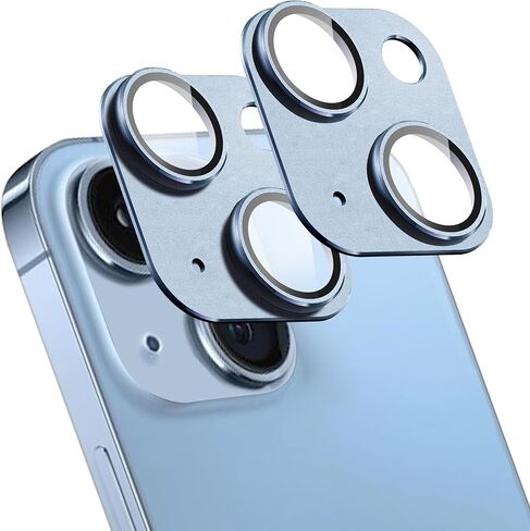 عبوتان من واقي عدسة الكاميرا لهاتف iPhone 17 Pro، غطاء شاشة كاميرا خلفية من الزجاج المقوى المعدني AR، مضاد للخدش، امتصاص قوي، صديق للحافظة، سهل التركيب - فضي in Kuwait