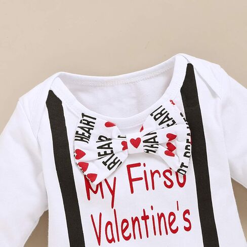 Shalofer Baby Boys Cute Festival Bodysuit Baby Gentleman Outfit with Hat in Saudi Arabia
