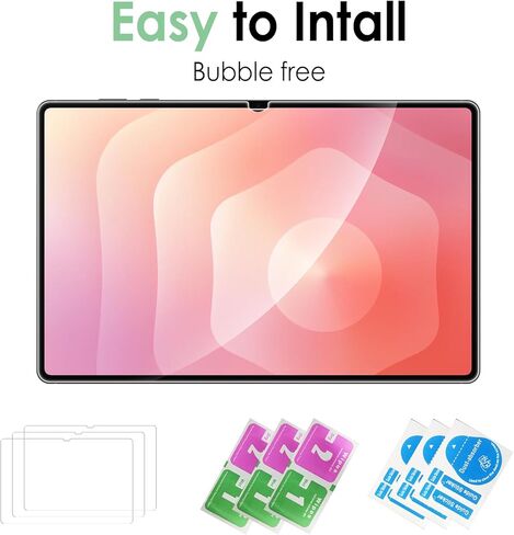 WD&CD 3 Pack Screen Protector Compatible with Samsung Galaxy Tab S11 Ultra 14.6" /S10 Ultra/ S9 Ultra/ S8 Ultra, Soft clear Screen Protector Anti-Fingerprint in Saudi Arabia