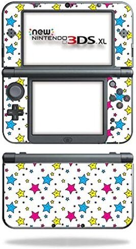 غلاف MightySkins متوافق مع Nintendo New 3DS XL (2015) - Smiley Stars | غطاء ملتف واقٍ ومتين وفريد ​​من نوعه من الفينيل | سهل التطبيق والإزالة وتغيير الأنماط | صنع في الولايات المتحدة الأمريكية in Kuwait