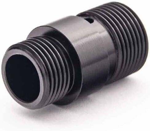 Aluminum 12 mm CCW to 14 mm CCW Silencer Adapter Long Type in Kuwait