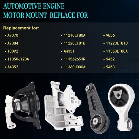 حامل دعامة عزم الدوران السفلي الخلفي متوافق مع 14-15 Rogue 08-13 Rogue Select 07-12 SENTRA 08-13 X-Trail 09-13 KOLEOS 2.5L L4 بديل لـ A4352 9453 in Kuwait