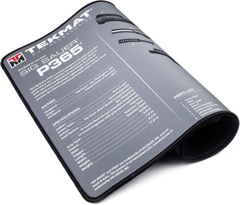 TekMat Ultra 20 Premium 15" X 20" - 1/4" Thick Oil Resistant Non-Slip Waterproof Stitched Edges Handgun Cleaning Mat for use with SIG SAUER in Saudi Arabia