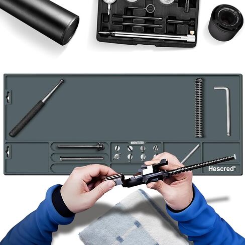 بساط تنظيف المسدس، بساط تنظيف المسدس مع بساط تنظيف المسدس المطاطي المغناطيسي المضاد للانزلاق، بساط منضدة الحماية لتنظيف جميع المسدسات in Kuwait