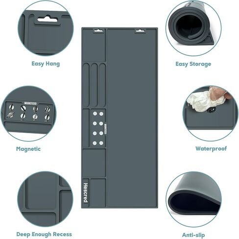 بساط تنظيف المسدس، بساط تنظيف المسدس مع بساط تنظيف المسدس المطاطي المغناطيسي المضاد للانزلاق، بساط منضدة الحماية لتنظيف جميع المسدسات in Kuwait