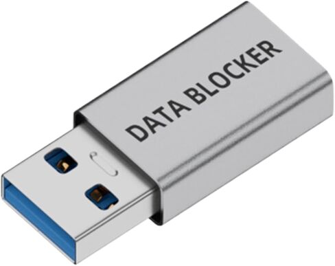 USB C Data Blocker - Privacy Protector for Phones, PC, Notebook and Laptop | Type-C Port Defender Prevents Unwanted Data Transfer While Permitting in Saudi Arabia