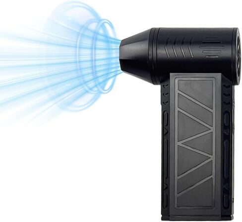 Flylin Compressed Air Cleaner, High Speed Blower Turbo Fan with Flashlight and 10pcs Brush, 3-Speed Adjustable Cordless Electric Air Duster for PC/Keyboard/Electronics/Car/Home/Outdoor Use in Saudi Arabia