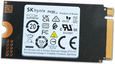HFM128GD3HX015N 128GB M.2 2242 42mm NVMe PCIe Gen 3 x4 TLC SSD لجهاز ThinkPad ProBook Latitude EliteBook Ideapad Inspiron Pavilion كمبيوتر محمول Ultrabook Tablet - محرك الحالة الصلبة الداخلي (OEM) in Kuwait
