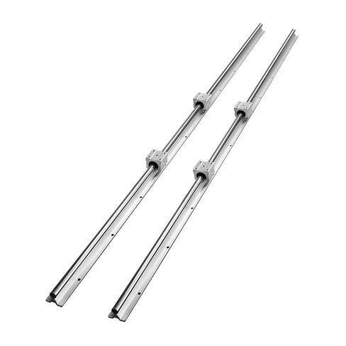 VEVOR 2 قطعة قضيب حركة خطي، 25 مم × 1000 مم (0.98 × 39.4 بوصة)، عمود قضيب خطي من الفولاذ الكربوني SFC25، مضاد للصدأ ودقة عالية، عمود صلابة عالية، لقطع آلة طحن وطحن الحفر in Kuwait