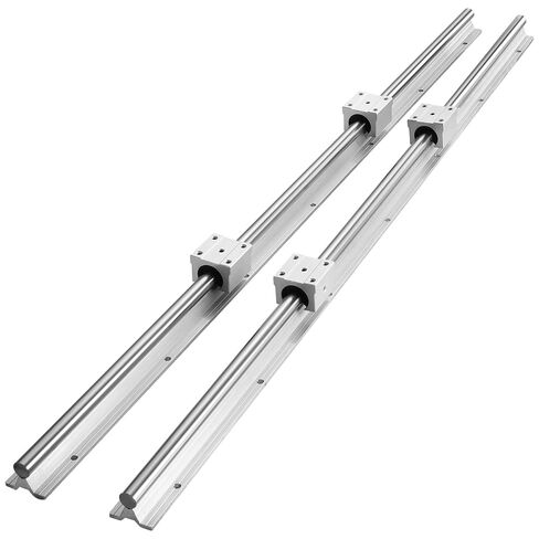 VEVOR 2 قطعة قضيب حركة خطي، 25 مم × 1000 مم (0.98 × 39.4 بوصة)، عمود قضيب خطي من الفولاذ الكربوني SFC25، مضاد للصدأ ودقة عالية، عمود صلابة عالية، لقطع آلة طحن وطحن الحفر in Kuwait