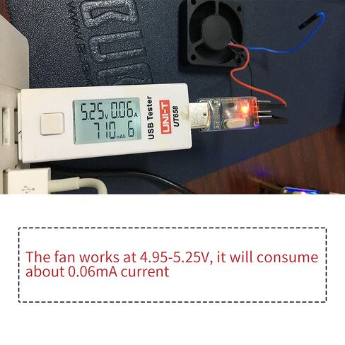 GeeekPi 2PCS PWM يمكن السيطرة عليها هادئة 4010 مروحة 40x40x10mm DC 5V لـ Raspberry Pi 4، 3 B+، Pi 3 (أسود) in Saudi Arabia