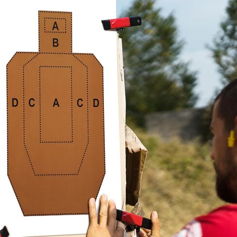 50 حزمة من أهداف الرماية الورقية مقاس 23 بوصة × 35 بوصة صورة ظلية لهدف ورقي تكتيكي USPSA/IPSC لأهداف التدريب على الجذع لمسابقات الرماية والتدريب على المسابقات in Kuwait