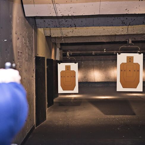 50 حزمة من أهداف الرماية الورقية مقاس 23 بوصة × 35 بوصة صورة ظلية لهدف ورقي تكتيكي USPSA/IPSC لأهداف التدريب على الجذع لمسابقات الرماية والتدريب على المسابقات in Kuwait