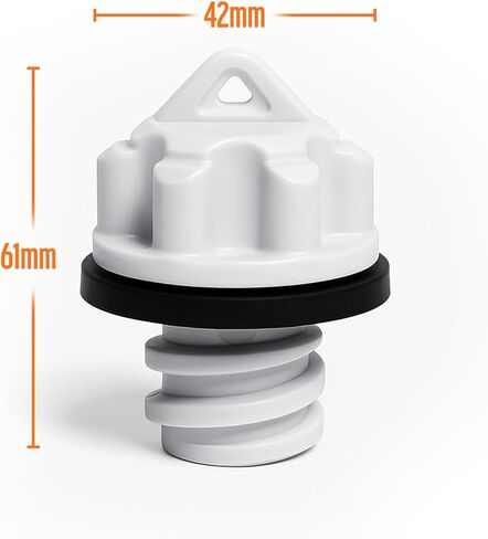 Replacement Cooler Drain Plug for Yeti Tundra and RTIC Coolers, 2PC Set Includes Push-Button Drink Spigot and Stopper Cap in Saudi Arabia