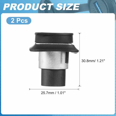 2Pcs USB2.0 Panel Mount Adapter, Female to Female Panel Mount Connector Socket USB Data Extension Coupler Adapter with Dust Cover for Data Transfer/Charging, Silver in Saudi Arabia