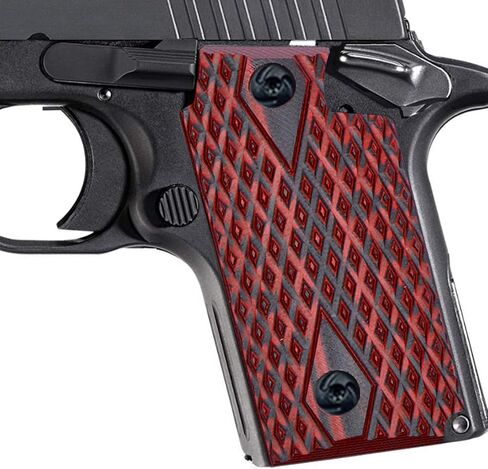 Guuun G10 مقابض المسدس لـ Sig P238 Diamond Cut Texture in Saudi Arabia