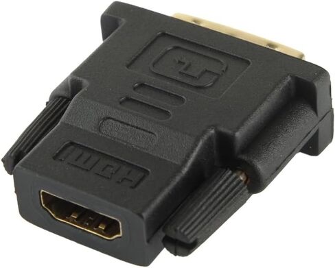 DVI-D 24+1 Pin Male to HDMI 19 Pin Female Adapter for Monitor/HDTV in Saudi Arabia