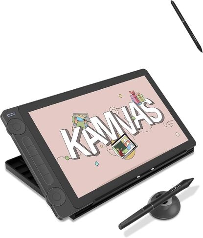 HUION Kamvas 13 (Gen 3) Drawing Tablet with Screen Black Bundle HUION Slim Pen PW600S in Saudi Arabia