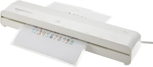 Amazon Basics Easy to Use 12-Inch Thermal Laminator Machine, For Home Office or School, White in Saudi Arabia