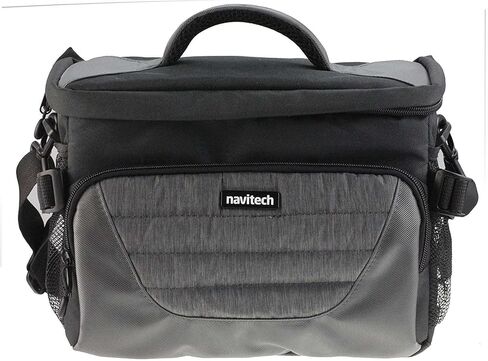 Navitech Grey Shoulder Camera Camcorder Bag Compatible with Muitune 2.7K 56MP Camcorder in Saudi Arabia