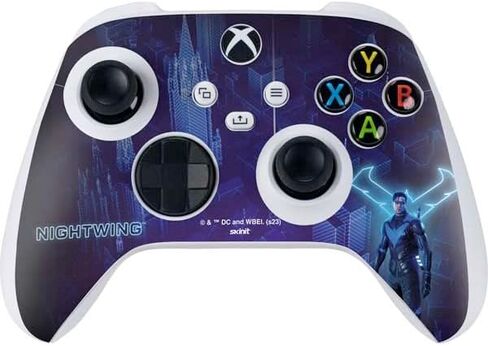 غلاف Skinit المخصص للألعاب متوافق مع وحدة تحكم Xbox Series S - تصميم DC Comics Gotham Knights Robin المرخص رسميًا in Kuwait