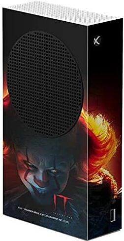 ملصق Skinit المخصص للألعاب متوافق مع وحدة تحكم Xbox Series S - تصميم Warner Bros IT Volume 2 Pennywise Bloody المرخص رسميًا in Kuwait