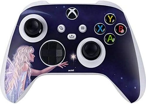 Skinit Decal Gaming Skin Compatible with Xbox Series S Controller - Officially Licensed Gothic Moon with Bats and Flowers by Sarah Richter Design in Kuwait