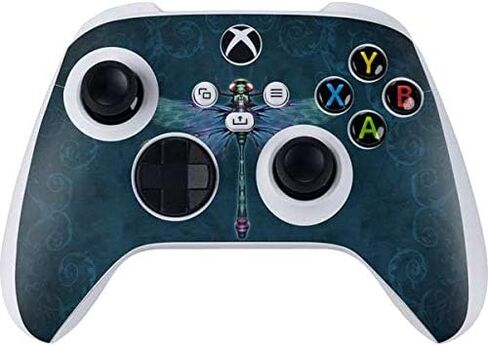 Skinit Decal Gaming Skin Compatible with Xbox Series S Controller - Officially Licensed Gothic Moon with Bats and Flowers by Sarah Richter Design in Kuwait