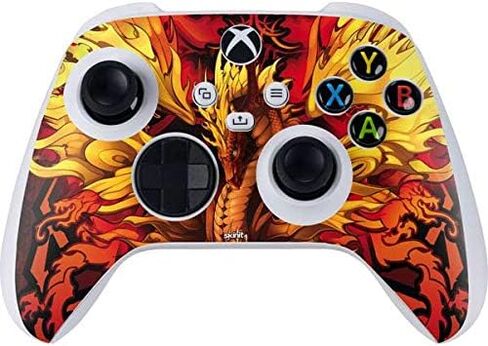 Skinit Decal Gaming Skin Compatible with Xbox Series S Controller - Officially Licensed Gothic Moon with Bats and Flowers by Sarah Richter Design in Kuwait