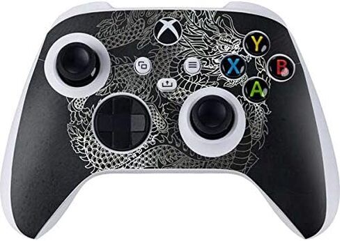 Skinit Decal Gaming Skin Compatible with Xbox Series S Controller - Officially Licensed Gothic Moon with Bats and Flowers by Sarah Richter Design in Kuwait