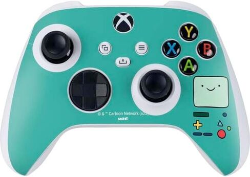 ملصق Skinit المخصص للألعاب متوافق مع وحدة تحكم Xbox Series S - تصميم مرخص رسميًا للبالغين من نوع Swim Adventure Time Finn Mertens in Kuwait