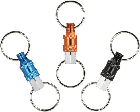 Quick Release Keychain Detachable Key Ring Pull Apart Keychain w/ 2 Split Ring Detachable Key Chain Key Attachment in Saudi Arabia