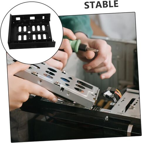 Hard Drive Mounting Kit for Laptop Desktop 3.5 Inch to 5.25 Inch Front Bay Adapter Bracket in Saudi Arabia