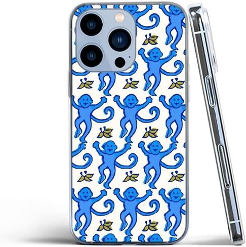 Compatible with iPhone 12 Mini Case Monkeys Roller Pure Clear Rabbit Funny Cute Accessories Charm in Saudi Arabia