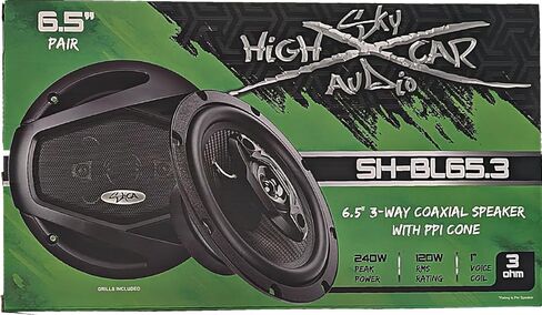 Sky High Car Audio BL65.3 6.5 بوصة محوري 3 أوم (زوج) in Saudi Arabia