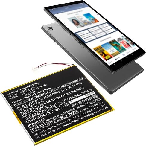 Replacement Battery for Barnes & Noble BNTV650,Nook 10.1,GSP30134138,6300mAh in Kuwait